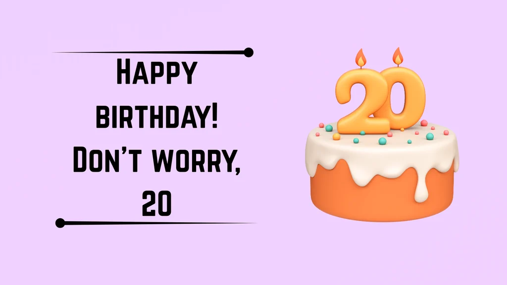 Funny 20th Birthday Wishes