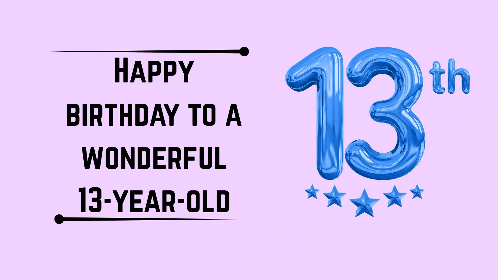 How to Celebrate a 13th Birthday