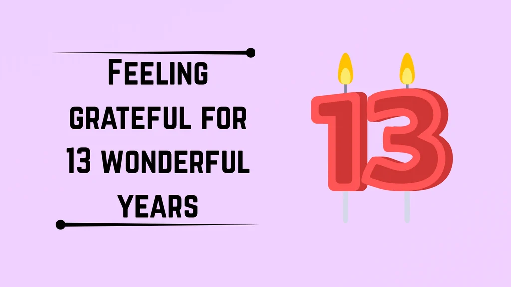 13th birthday wishes