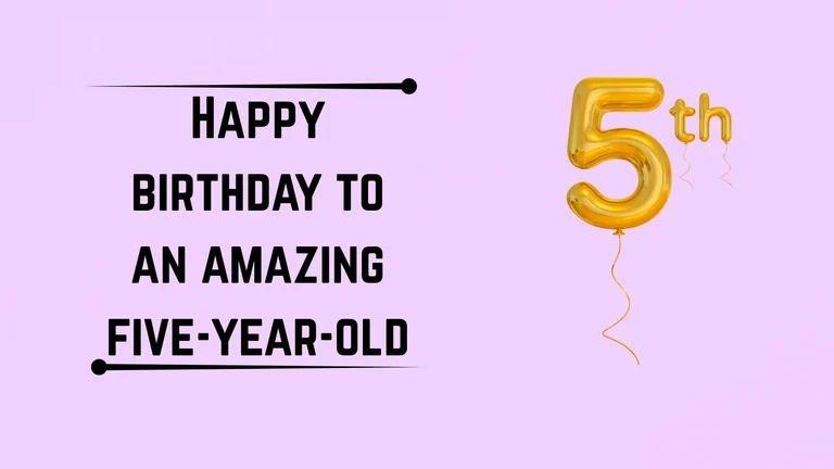 5th birthday wishes