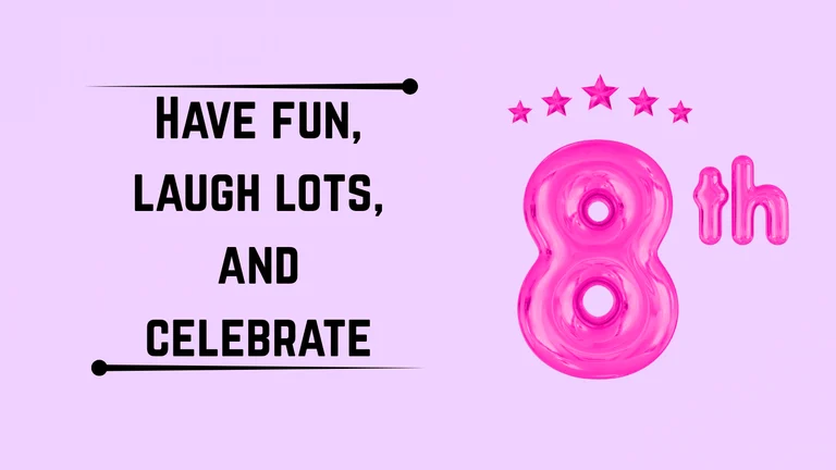 8th birthday wishes