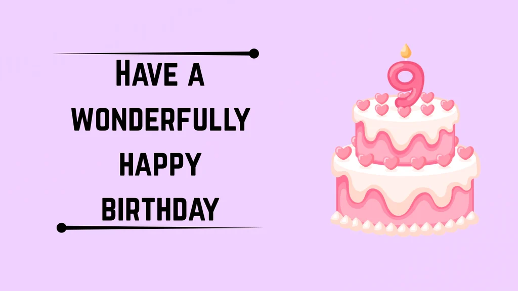 9th birthday wishes